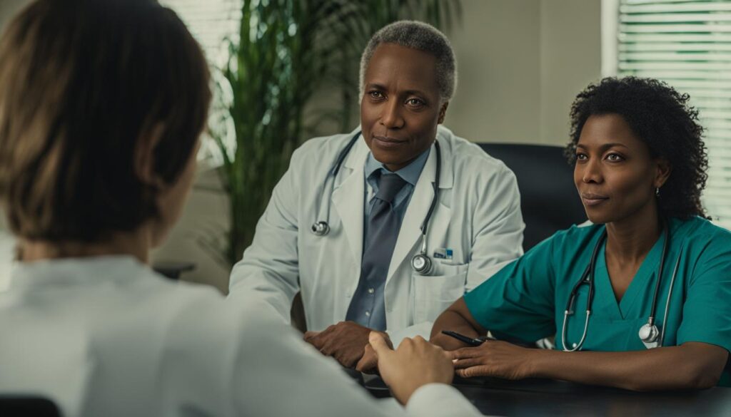 Attentive Doctor Meeting with Patient